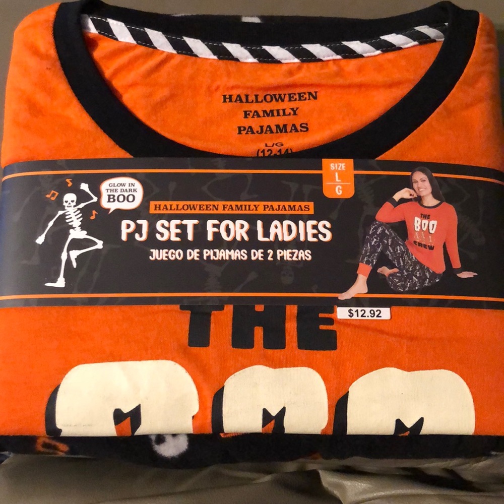 Halloween pajamas for women size Large (12-14)